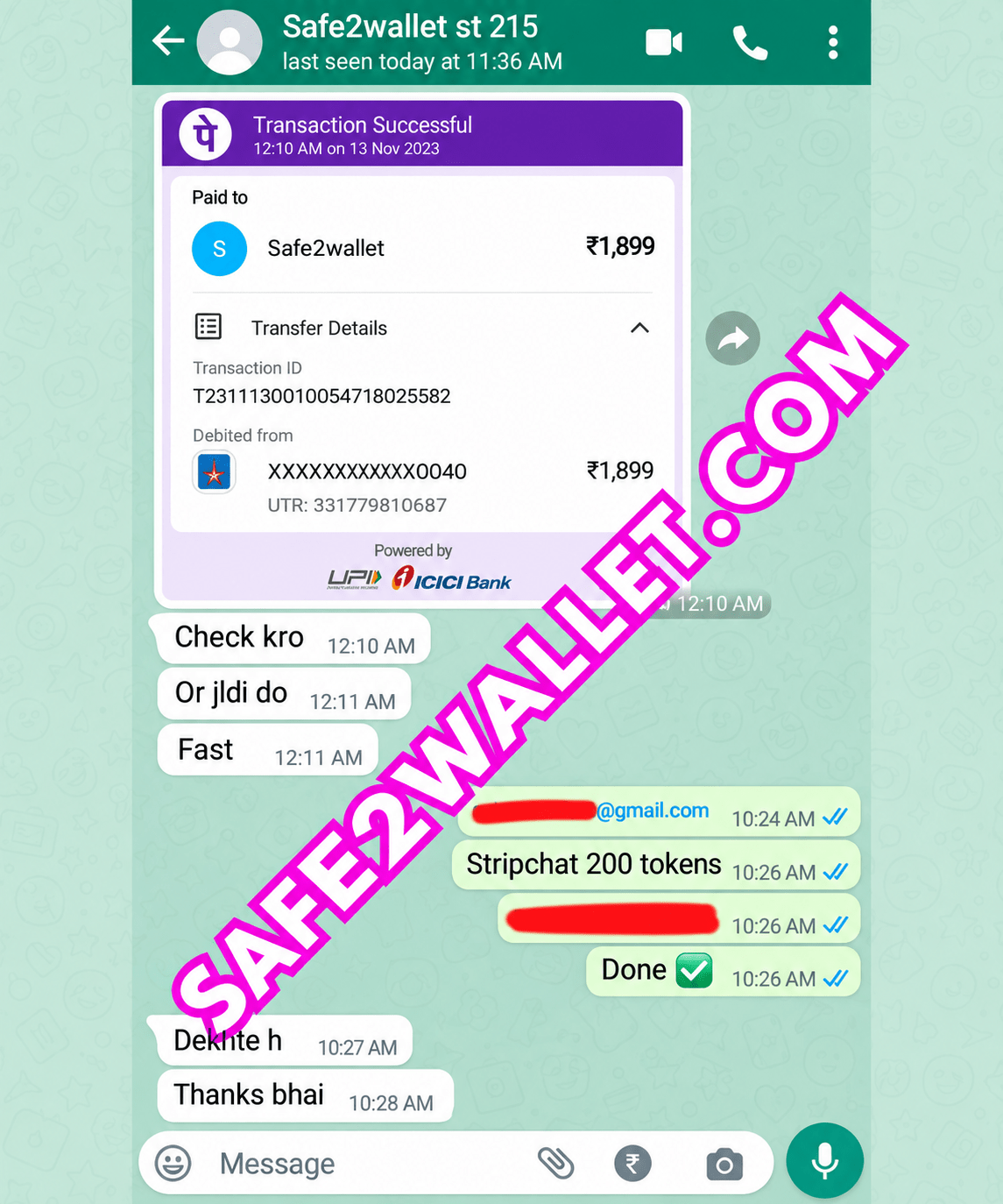 Payment Proof 01
