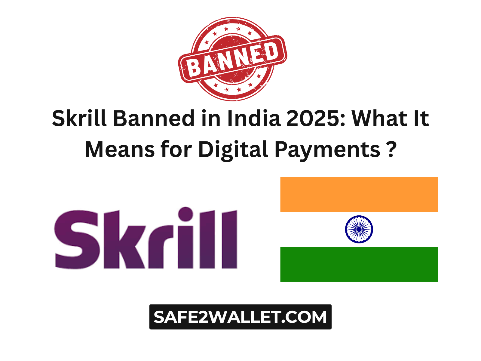 Skrill Banned in India 2025: What It Means for Digital Payments ?