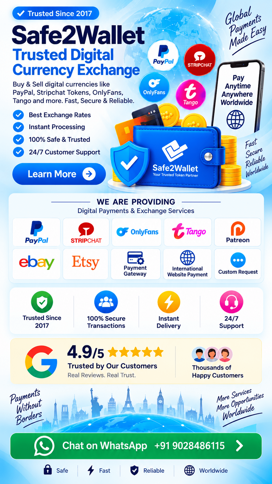 safe2wallet digital payment